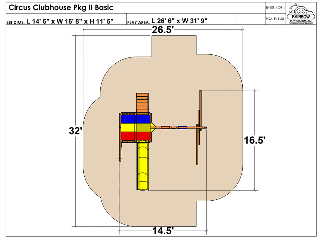 (29C) CIRCUS CLUBHOUSE PKG II BASIC