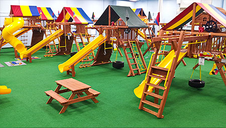 Rainbow Playsets Showroom Philadelphia