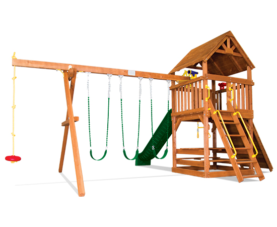 29D Circus Clubhouse Pkg II with Wooden Roof