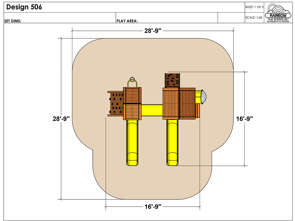 C31 Rainbow Play Village Design 506
